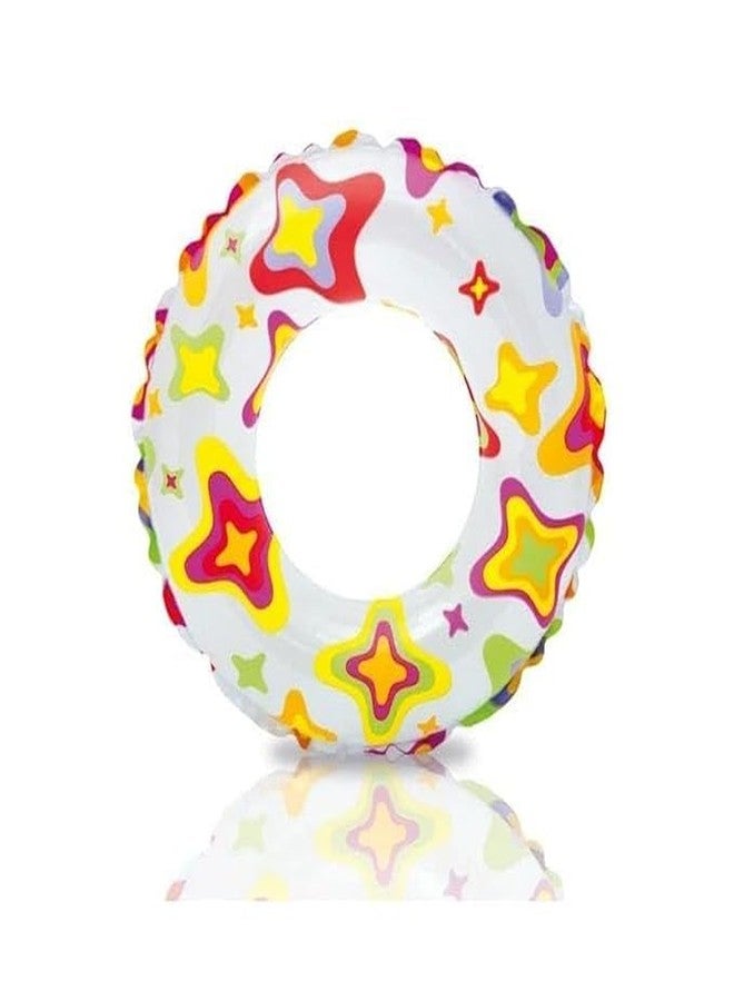 DIPDEY Pool Party Swimming Ring Swim Tube for Kids Swimming Learing Ring for Girls and Boys Swimming Tube Inflatable Swim Ring(3-6Year) (20 inch Tube) Pack of 1 - Image 2